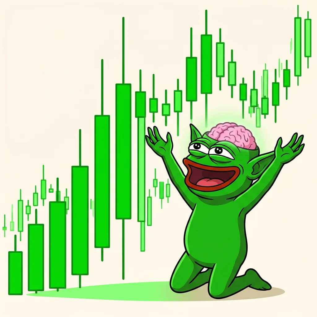 Mind Goblin worshipping a wall of green candles